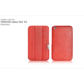 Кожаный чехол для Samsung Galaxy Tab 3 8.0 T310 / T311 (IcareR Red)